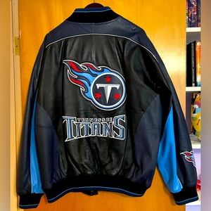 TITAN’S REAL LEATHER JACKET BOMBER